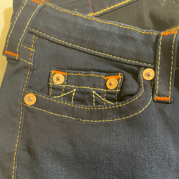 Women’s True Religion Skinny Jeans Navy Blue Size 33 - Picture 8 of 11